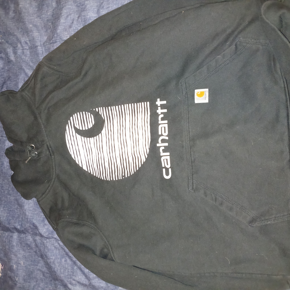 Carhartt Black Graphic Sweatshirt Relaxed Fit